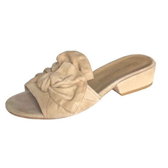 Stuart Weitzman Sandals Beige Suede - Picture 5 of 9